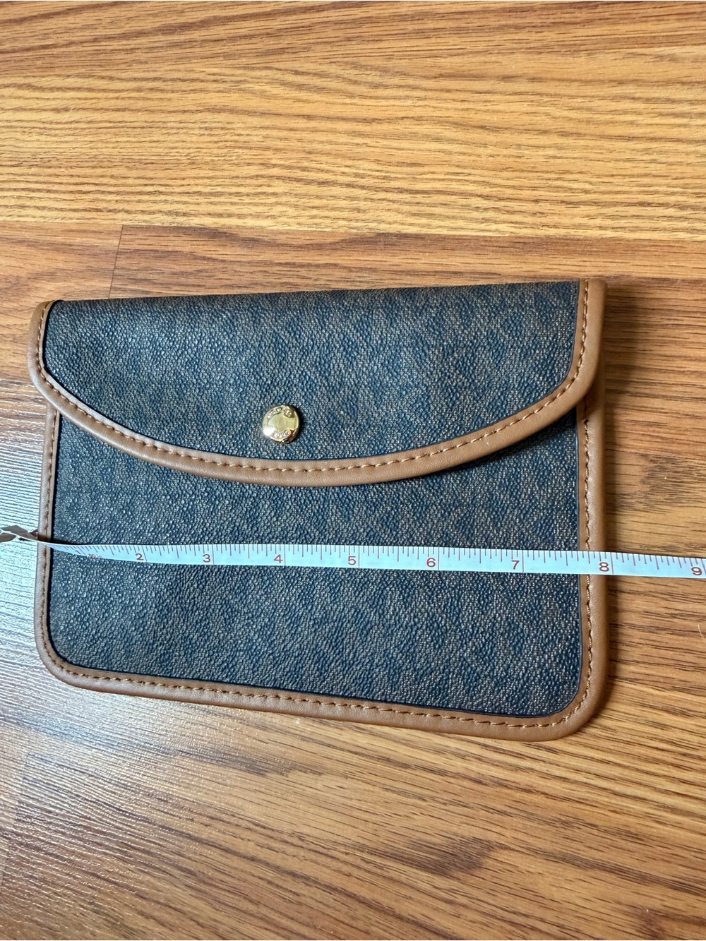 Michael Kors Classic Textured Envelope Wallet Brand New - Picture 9 of 11